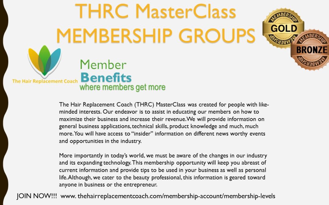 THRC MasterClass Membership Groups